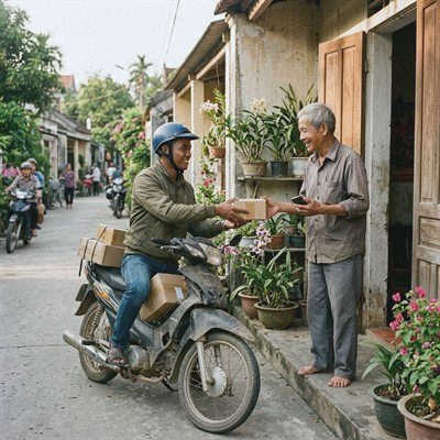 Ảnh minh họa dịch vụ giao hàng